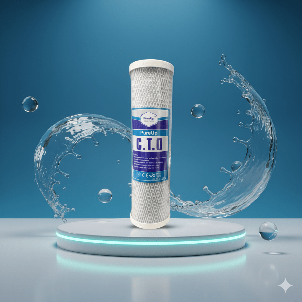 PureUp CTO Filter 10 Inch carbon block filter for RO water purifier